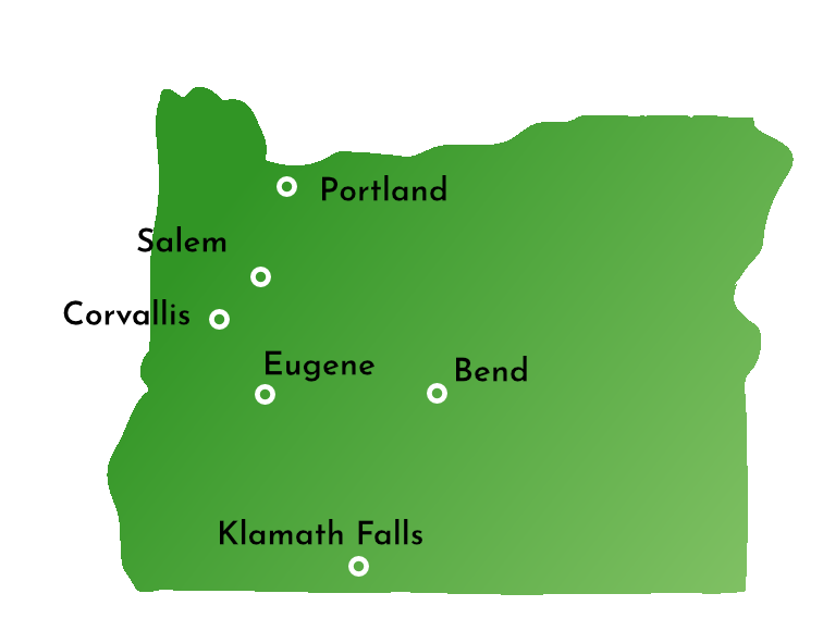 green oregon state with markers2 partner schools our future oregon